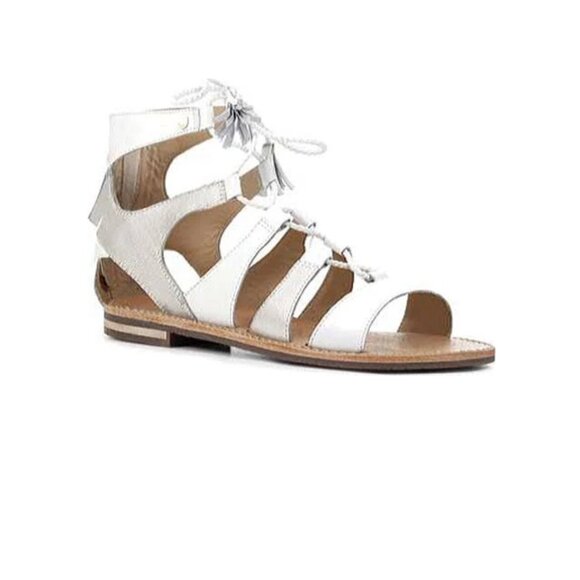 Geox Lace Up Gladiator Leather Sandals - Picture 14 of 16